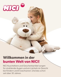 NICI Sweety Rainbow 61908 Jucarie Plus Unicor Alb 32cm Design Colorat Eco-Friendly - Img 6