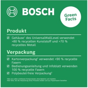 Nivel laser multifunctional Bosch UniversalWallLevel, 3-in-1, raza 20 m, precizie 0,5 mmm - Img 5
