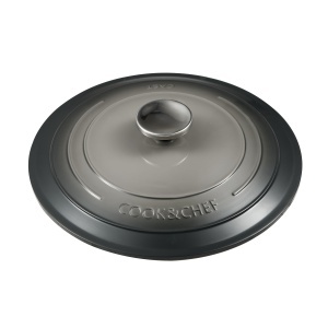 Oala Bergner Excalibur Grey 28 cm cu Capac, Aluminiu Topit, Culoare Gri - Img 2