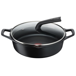 Oala cu capac Lagostina Aroma, 28 cm, aluminiu cu antiaderent, cu termostat