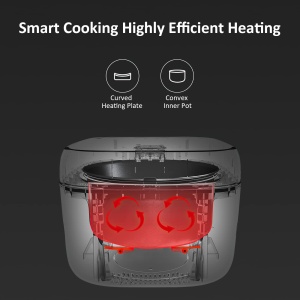 Oala de fiert orez joyami Mini Smart 0,8L alba, 6 portii, antiaderenta - Img 2
