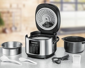 Oala de gatit cu aburi ROMMELSBACHER MRK 650, 2 litri, 12 programe, PFAS-free - Img 3