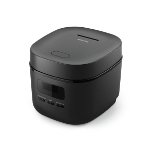 Oala de gatit orez Philips 3000-Serie HD308080, 0,54 l, 5 functii, negru