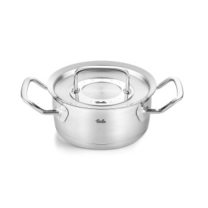 Oala din inox Fissler Original-Profi, 16 cm, 1.4 L, cu capac metalic, inductie