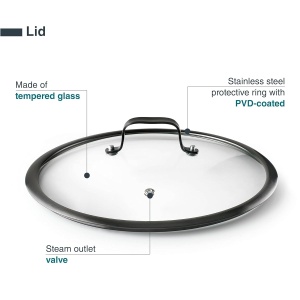 Oala Lacor 47028 din inox 1810, capacitate 8,3 litri, inductie, 28cm - Img 5