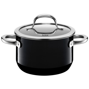 Oala pentru carne Silit Passion Black, 2.0L, 16cm, Inductie, Negru