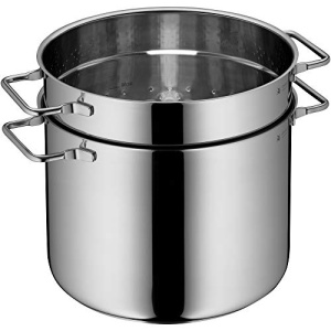 Oala pentru paste WMF 24 cm 7L cu sita integrata si capac din sticla otel inoxidabil Cromargan - Img 12