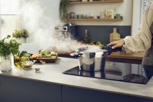 Oala sub presiune Fissler Vitaquick Elemental 3,5 si 6 L, Salbeigrun, cu capac din sticla - Img 7