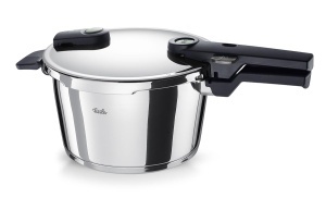 Oala sub presiune Fissler Vitaquick Elemental, 4,5 L, inox, verde salvie