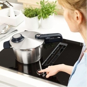 Oala sub presiune Fissler Vitavit Premium 6L cu tigaie 2.5L, inox - Img 6