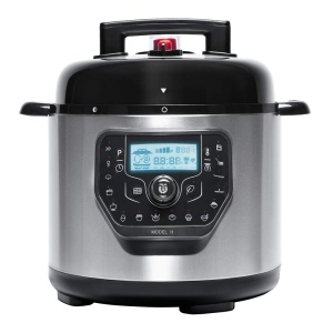 Oala sub presiune programabila Cecotec GM H-Deluxe, gatit inteligent, 6 litri, programabil 24 de ore, 15 sisteme de siguranta, 90 Kpa, 19 meniuri