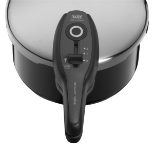 Oala sub presiune Silit Sicomatic t-Plus, 4.5L, 22 cm, 3 nivele gatire, negru - Img 3