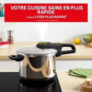 Oala sub presiune Tefal Secure 5 Neo 6L din otel inoxidabil, 22cm, 2 garstufe - Img 4