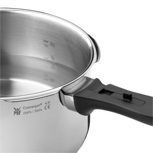 Oala sub presiune WMF Perfect Plus 2 piese, capacitate 6.5l si 3l, inox - Img 8