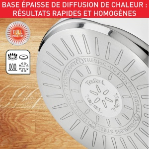 Oala Tefal Intuition XL 36 cm 175 l Inox Compatibila cu Inductie Capac din Sticla - Img 3