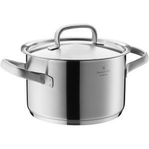 Oala WMF Gourmet Plus 20cm, 3.9l, Cromargan inox, cu capac si deschidere pentru aburi