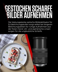 Obiectiv Canon RF 28-70mm F2.8, Stabilizator 5,5 trepte, Compact - Img 9