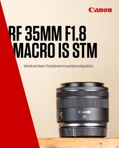 Obiectiv Canon RF 35mm F1.8 MACRO IS STM, Stabilizator 5 trepte, Compact - Img 2