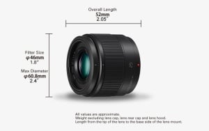 Obiectiv Panasonic Lumix G 25mm F17 Negru Micro 43 Compact si Usor - Img 7