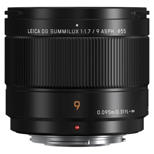 Obiectiv Wide Panasonic H-X09E Leica DG SUMMILUX, 9 mm, F1.7, Negru - Img 2