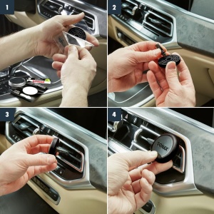 Odorizant auto SONAX Edeldark, parfum elegant, montare usoara - Img 3