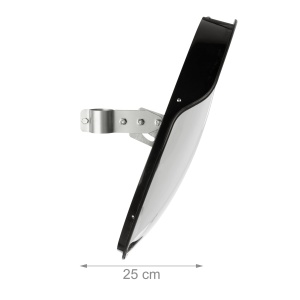 Oglinda de siguranta Relaxdays 45 cm, bruchsicher, pentru interior si exterior, neagra - Img 5