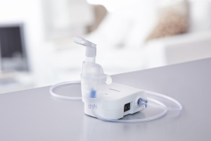 OMRON C803 - Compact, usor si silentios; Dispozitiv de inhalare usor de utilizat pentru adulti si copii; inhalator pentru tratamentul tusei si racelii, bronsitei, astmului; cu accesorii de inalta calitate - Img 2