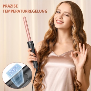 Ondulator de par 6 in 1 cu temperatura ajustabila, ceramica turmalina - Img 3
