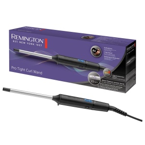 Ondulator Remington Bucle mici [10mm] Mini Pro Digital (protectie 4x, acoperire cu turmalina ceramica antistatica) Afisaj LCD 130-220degC, bucle spiralate Bucle afro subtiri si stranse, CI6X10 - Img 1
