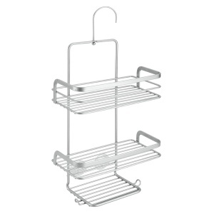 Organizator baie Metaltex Viva Polytherm fara gaurire 23x12x38-47 cm capacitate 10 kg