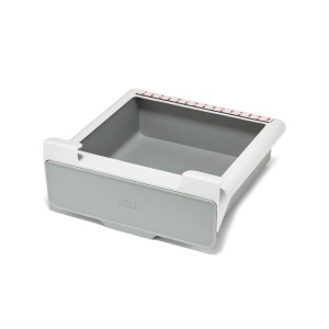 Organizator de bucatarie Joseph Joseph CupboardStore sertar sub raft plastic reciclat gri