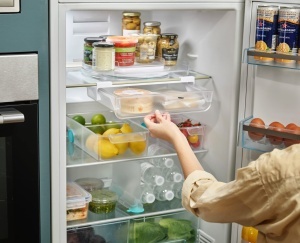 Organizator frigider Joseph Joseph FridgeStore TransparentTurcoaz 78x313x255 cm - Img 5