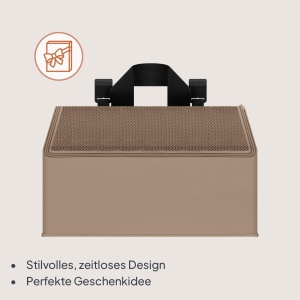 Organizer pentru patut si masuta de infasat Lionelo Sidepocket Medium, 43x15x23 cm, 3 compartimente, material rezistent - Img 7