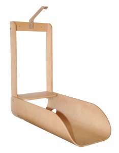 Organizer pentru scutece Roba, din lemn natur, capacitate 16 scutece, design minimalist