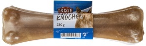 Os pentru caini Trixie Kauknochen, 22 cm, 230 g, din piele de vita