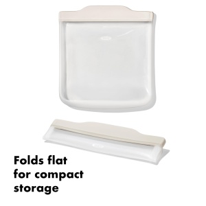 OXO Good Grips Punga reutilizabila din silicon 828 ml Culoare Hafer - Img 8