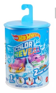 Pachet Hot Wheels Color Reveal HGP84 - 2 Masini cu Efect de Schimbare a Culorii
