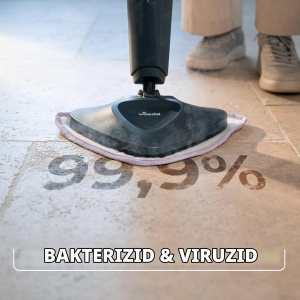Pad de curatare Vileda Steam Plus Pro Sensitive, pentru suprafete delicate, forma triunghiulara - Img 4