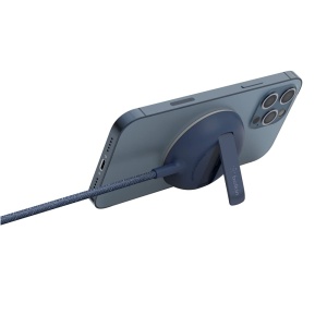 Pad de incarcare wireless Belkin cu MagSafe, 15W, portabil, albastru