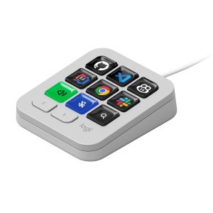 Pad programabil Logitech MX Keypad, 9 taste LCD personalizabile, gri