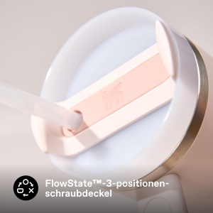 Pahar termic Stanley Quencher H2.0, 1.2L, culoare Rose Quartz - Img 6