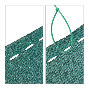 Panou de protectie pentru gard Relaxdays, HDPE, 1,8 x 15 m, verde - Img 7