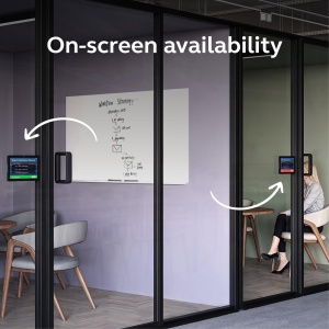 Panou de rezervare Jabra Scheduler cu touchscreen 10,1 inch, Android 13, montare flexibila - Img 3