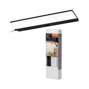 Panou LED de sub dulap LEDVANCE, 30x10cm, 5W, dimmabil, negru