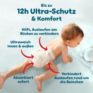 Pantaloni Pampers Premium Protection, Marimea 4, 168 buc, 9kg-15kg, 360 confort - Img 5