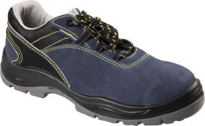 Pantofi de siguranta Goodyear S1P din velur, albastri si negri, marimea 37 - Img 2