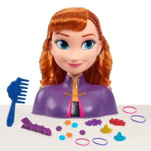 Papusa Anna cu accesorii pentru coafuri, Just Play, 20 cm, multicolor - Img 2