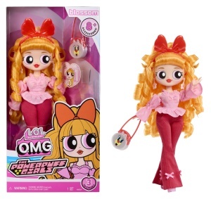 Papusa de Moda L.O.L. Surprise Powerpuff Girls - Blossom, Inclus Outfit si Accesorii
