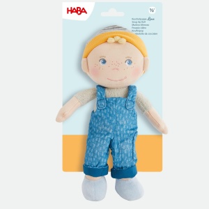 Papusa de plus HABA Lasse 25 cm, pentru bebelusi si copii mici, sigura si usor de curatat - Img 5