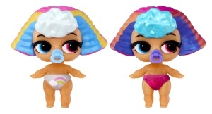 Papusa L.O.L. Surprise Bubbly Surprise Baby Sisters - 4 piese, design cu schimbare de culoare, 6 modele - Img 7